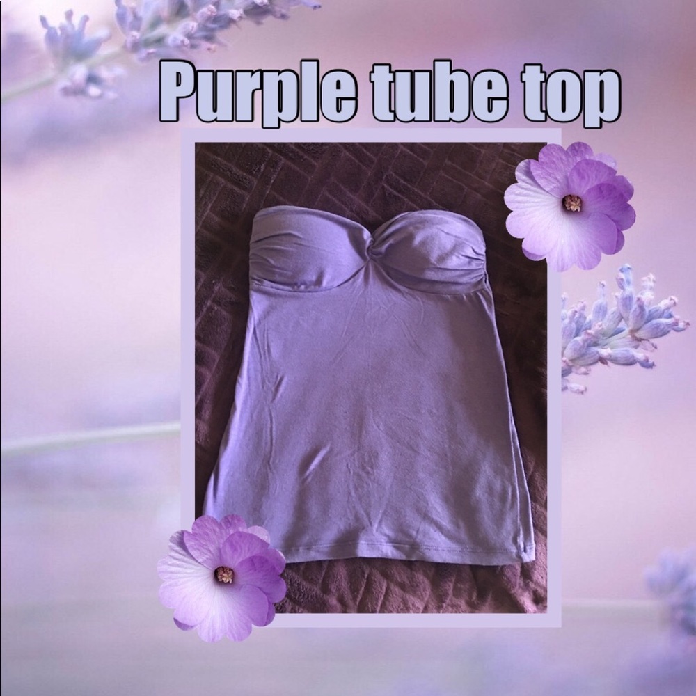 💜Purple tube top💜